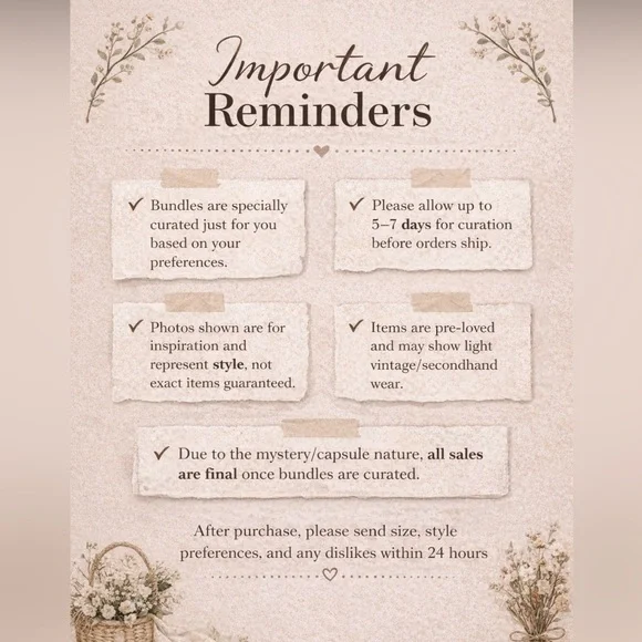 ➡️PLEASE READ⬅️ - Picture 1 of 1